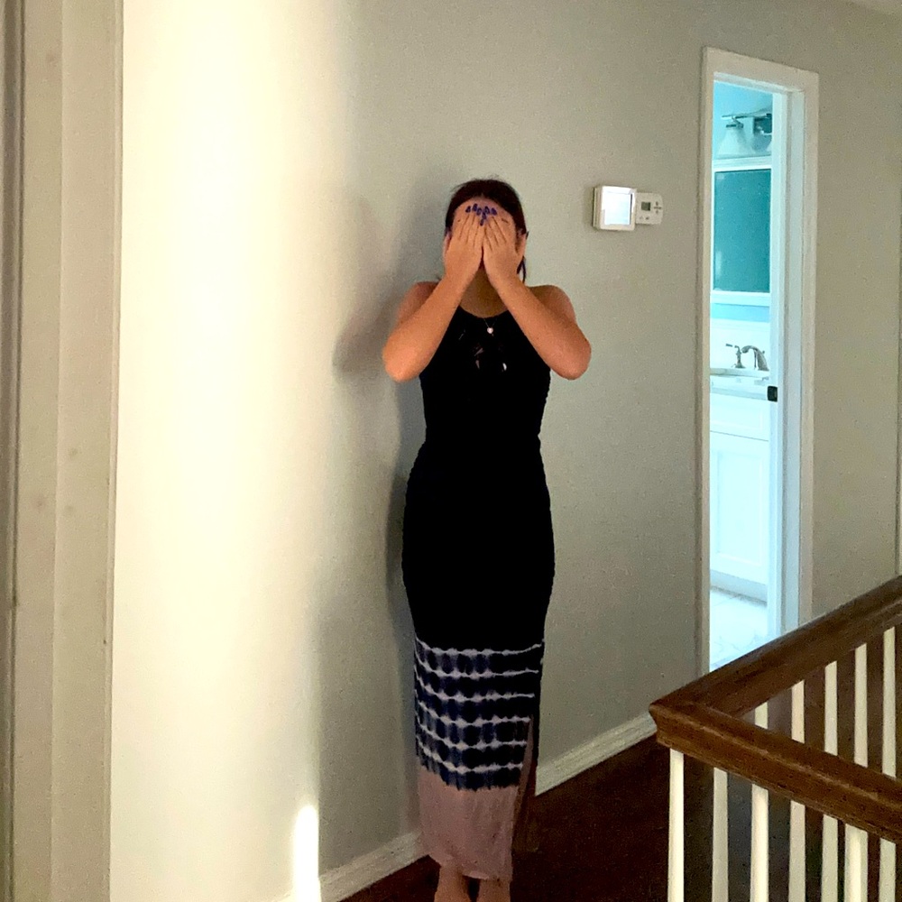 Long thin dress